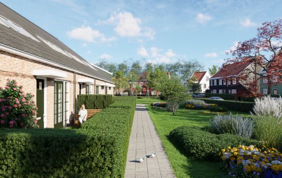 Voorbeeld groene erfafscheiding